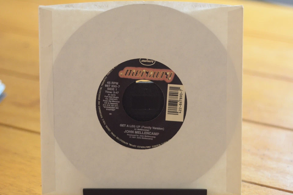 JOHN MELLENCAMP "WHENEVER WE WANTED" 45 RPM 7" EXC RECORD [D32-49] Foto 1 de 4