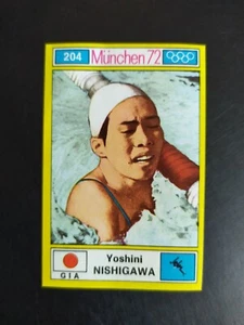 FIGUR MÜNCHEN 72 PANINI XX OLYMPIADE JAPAN NISHIGAWA Nr.204 TOP ERHALTEN - Bild 1 von 2