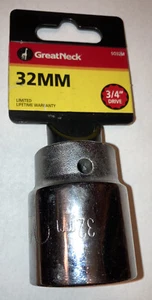 32mm 3/4" Inch Drive Socket 12 PT. Posi Grip No Slip Socket Impact socket￼ - Bild 1 von 6