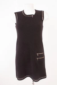 AMOR & PSYCHE Damen Kleid Strickkleid Gr. S Reines Kaschmir Cashmere Schwarz - Bild 1 von 8