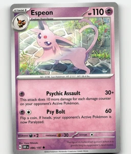 Pokemon - Espeon 086/197 - Obsidian Flames - Bild 1 von 1