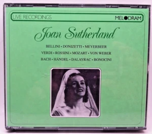 Live Recordings by Joan Sutherland (CD, 2-disc set, Melodram, import) Rare!! - Picture 1 of 6