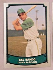 Sal Bando A's 1988 Pacific Legends Baseball Card 