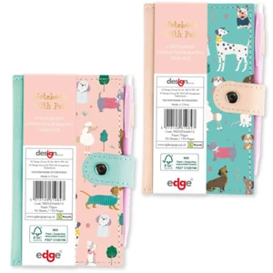 Cuaderno delgado para perros y bolígrafo diseño en el parque almohadilla forrada diario regalo - Imagen 1 de 6