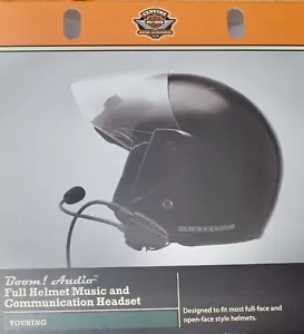Harley Davidson Boom Audio Music & Communication Headset For Full Face Helmets - Picture 1 of 3