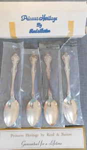 Vtg Reed Barton Princess Heritage Silverplate Flatware Teaspoons #CC - Picture 1 of 7