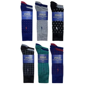 Calcetines Polo Ralph Lauren Para Hombre 3 Pares ELIGE Lunares Cuadros Sólidos - Imagen 1 de 42