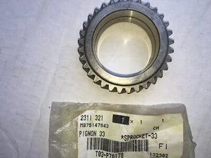 Transmisión SKI DOO SKANDIC PIÑÓN o engranaje M-875147643 Rotax 500 FABRICANTE DE EQUIPOS ORIGINALES NUEVO 33T - Imagen 1 de 6