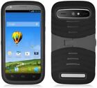 Aimo Wireless Armor 3 in 1 Case with Kickstand for ZTE Warp Sync N9515, Black