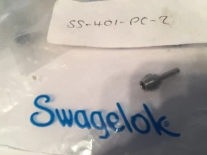 SS-401-PC-2 Edelstahl Swagelok Rohrverschraubung, Reduzieranschluss 1/4 Zoll x1/8 Zoll - Bild 1 von 1