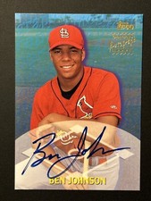 2000 Topps Traded Autograph #TTA 35 Ben Johnson St Louis Cardinals