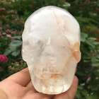 0.78Kg Natural Clear Quartz Skull Carved Quartz Crystal Skull Healing