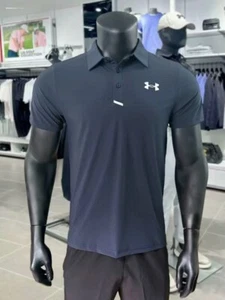 Under Armour Polo Asciugatura Rapida Uomo Golf Tennis Casual Slim Fit Elasticizzata Alta - Foto 1 di 8