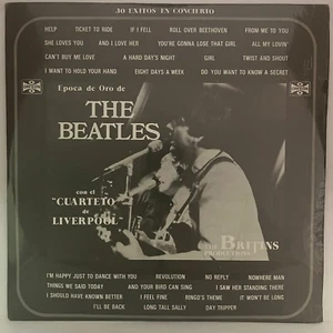 THE BRITINS -30 EXITOS DE LA EPOCA DE ORO DE LOS BEATLES- 1980 MEXICAN TRIPLE LP - Picture 1 of 8