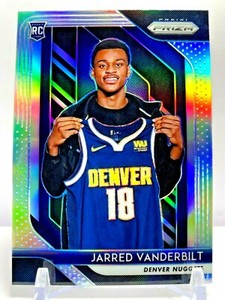 2018-19 Panini Prizm Rookie Silver Jarred Vanderbilt Denver Nuggets No.42