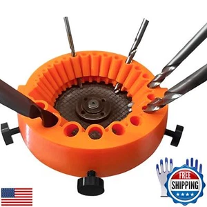 Drill Bit Sharpener, Power Drill Bit Grinding Attachment, Giant Blade Angle G - Picture 1 of 5