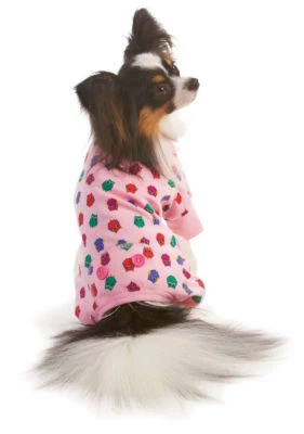 FASHION PET BRAND LOOKIN GOOD LOOKIN GOOD DOG PET PAJAMAS PINK WITH COLORFUL OWLS SIZES XXS, XS & SMALL NWT
