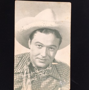45 Monte Hale Studio Card Yours For The Roundup Photo Country Western Vintage JM