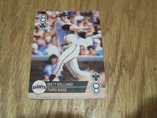 MATT WILLIAMS 1992 ACES PLAYING CARDS  BASEBALL CARD  ODD BALL