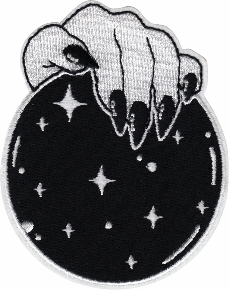 Patch - Crystal Ball Fortune Teller Psychic Hand Mystic Witch Iron On #110078  - Image 1 of 1