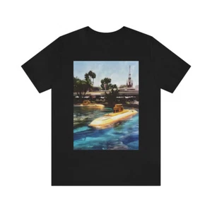 Unisex Jersey Short Sleeve Tee Painting of It's A Disney Thing! SUBMARINE VOYAGE - Picture 1 of 9