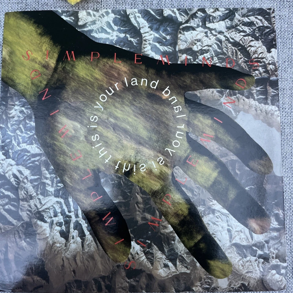 Simple Minds - This Is Your Land - Saturday Girl - Vinyl Record 7" Single - 1989 - Image 1 of 2
