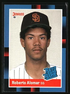 Roberto Alomar 1988 Donruss #34 Rookie San Diego Padres - Picture 1 of 2