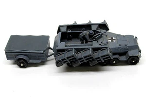 Vintage Corgi Toys German Hanomag Sdkfz 251/1 Semi-Track Rocket Launcher w/Wagon - Picture 1 of 7