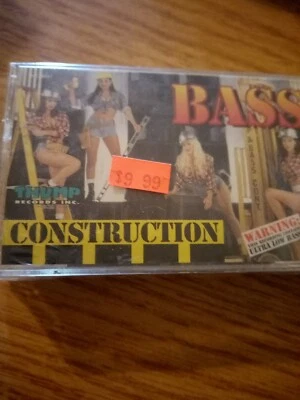 BASS CONSTRUCTION Sealed Rap Tape West Coast Gangsta G-Funk Thump Records 1995 - Image 1 of 4