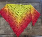 Stunning Triangle Shawl - Mercised Cotton, Handmade ,crochet | New