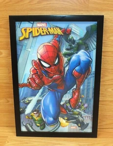 Open Road Brands Marvel 12 x 17 (inch) Lenticular Spiderman Framed Photo *READ* - Picture 1 of 6