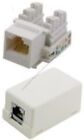 LOADED Keystone Wall SURFACE Box 1Single/Jack/Port Cat5e Ethernet/Network SHdisc