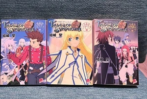 Tales of Symphonia Novela Japonesa Vol.1-3 Set Completo Envío Gratis desde Japón - Imagen 1 de 2