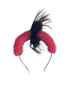 Rare Vintage Fendi Headband in Mink Fur - Y2K Runway Vibes - Collectors Piece - Imagen 1 de 6