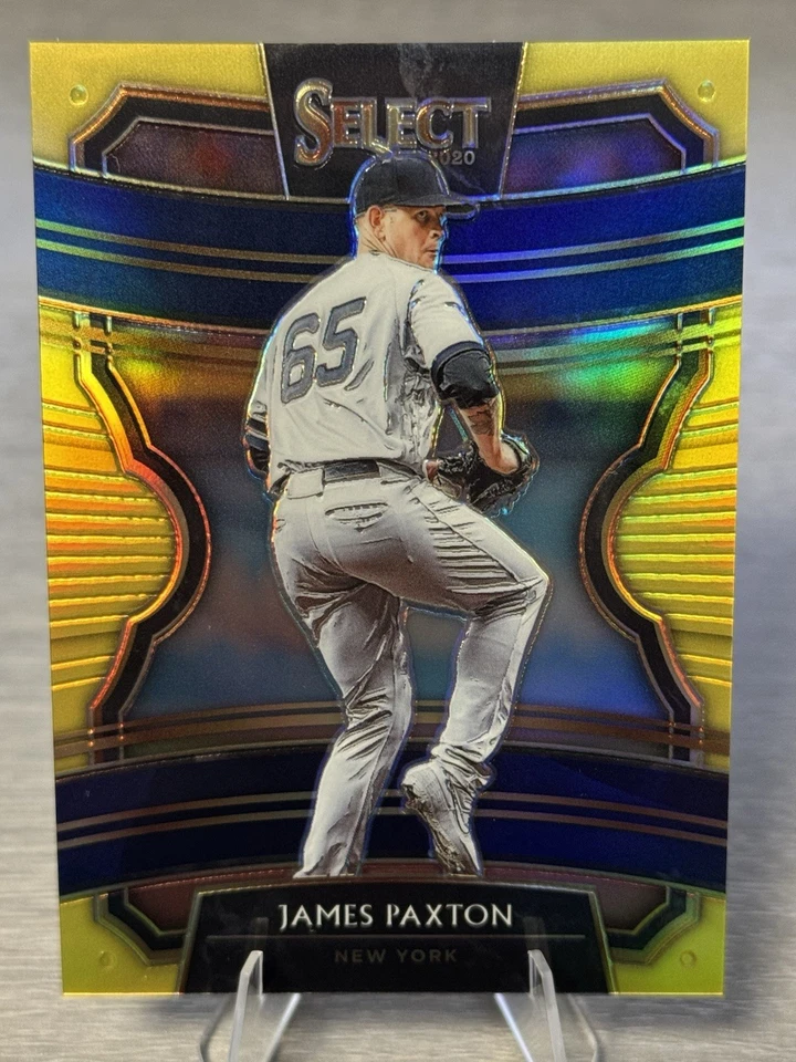 🇨🇦🍁⚾️ДЖЕЙМС ПАКСТОН 2020 Panini Select Gold Prizm SP /10 #BIG MAPLE!!!⚾️🍁🇨🇦 - Изображение 1 из 4