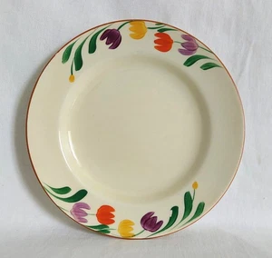 ART DECO ADDERLEY PLATE IVORY WARE DESSERT PLATE HAND PAINTED PATTERN 8595 - Picture 1 of 4