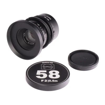 Helios 44 2/58 KMZ Prime Cine Mod Lens For Filmmaking | Sony E-mount! 58mm F2! - Image 1 of 4