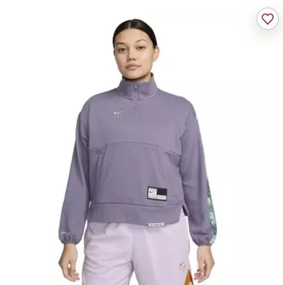 Camiseta de baloncesto Nike Swoosh Fly Dri-FIT 1/4 cremallera para mujer talla XL FN8473 Foto 1 de 4