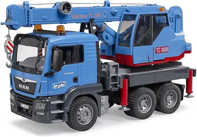 BRUDER 1:16 CAMION AUTOGRU MAN TGS 26.500  TELECRANE TC 8500    ART 03771 - Immagine 1 di 4