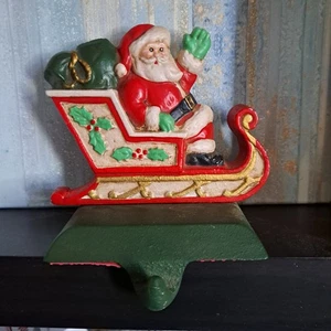 Midwest Cannon Falls Santa Schlitten Weihnachten Strumpf Aufhänger - Bild 1 von 4