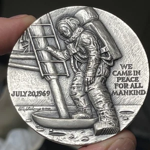 MEDALLIC ART CO. NASA APOLLO II GODDARD MEDAL .999 SILVER 147.2 Gr. - Picture 1 of 4