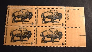 1970 US Scott #1392 - 6 Cent Plate Block - Buffalo - MNH - Picture 1 of 2