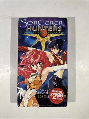 ADV Sorcerer Hunters  Vol. 1 Of Inhuman Bondage (VHS, 1998)  Anime English Sub  - Image 1 of 4