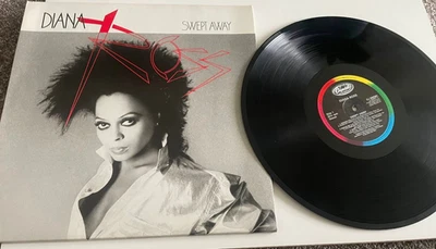 Diana Ross – Swept Away Vinyl LP 1984 Gatefold Sleeve - Image 1 of 4