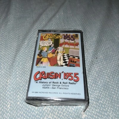 Cruisin’ 1955 Rock&Roll Compilation Music Cassette Increase Records INCR 5-1955 - Image 1 of 3