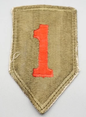 WWII 1st Infantry Division The Big Red One Patch NO GLOW - Image 1 of 2