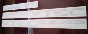 CIVIC VTI DECAL STICKER AND DOCH VTEC BOTH SIDES SET - Imagen 1 de 1