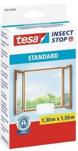 Tesa Zanzariera Standart Protezione Insetti Finestra Bianco/Antracite 1, 3x1, - Imagen 1 de 5