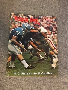 1973 (10/6) FB Program UNC vs NC State - Picture 1 of 3