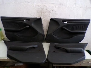 4x Door Panel BMW E46 Sedan Facelift Fabric Anthracite Set F86799 - Picture 1 of 12